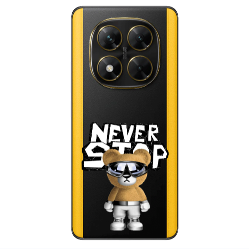 Xiaomi Poco X7 Never stop Transparent Silicone TPU Θήκη