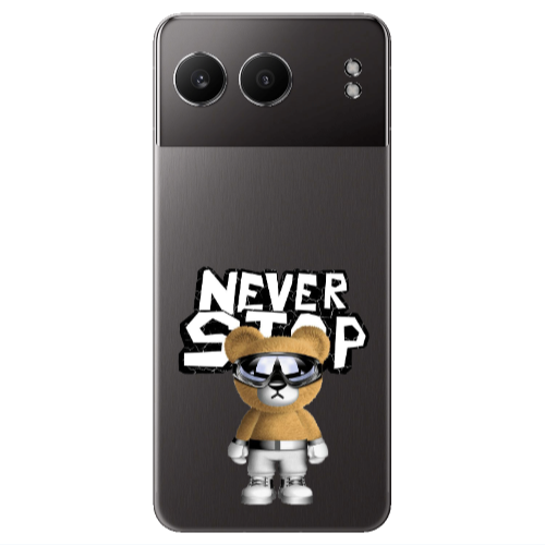 Oneplus Nord 4 Never stop Transparent Silicone TPU Θήκη