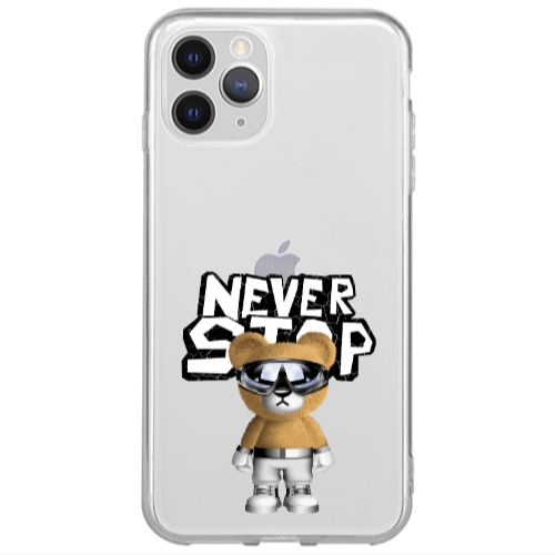 Apple iPhone 13 Pro Never stop Transparent Silicone TPU Θήκη