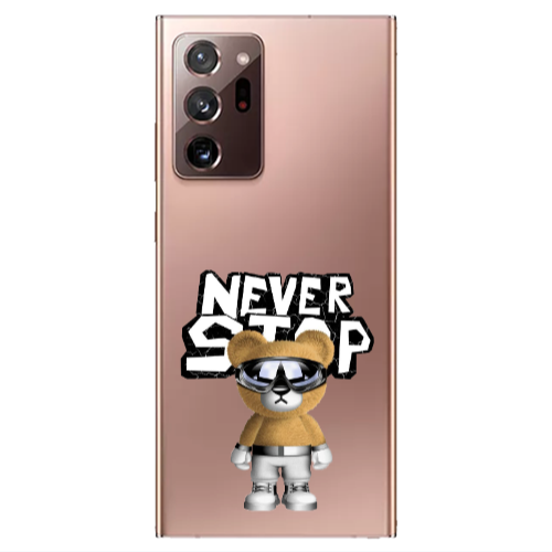 Samsung Note 20 Ultra Never stop Transparent Silicone TPU Θήκη