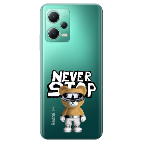 Xiaomi Redmi Note 12 Pro Plus 5G Never stop Transparent Silicone TPU Θήκη