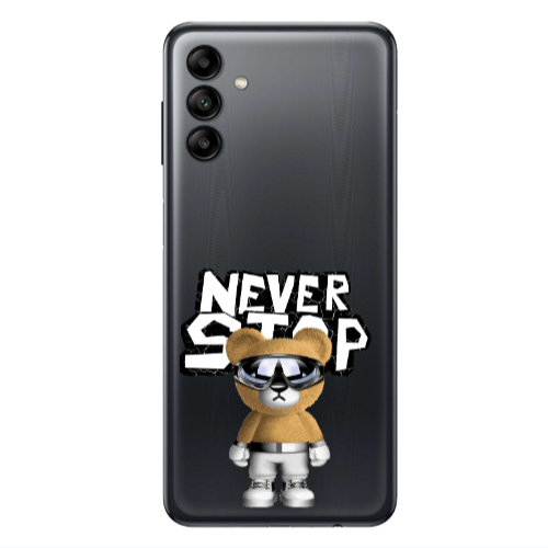 Samsung A13 5G Never stop Transparent Silicone TPU Θήκη