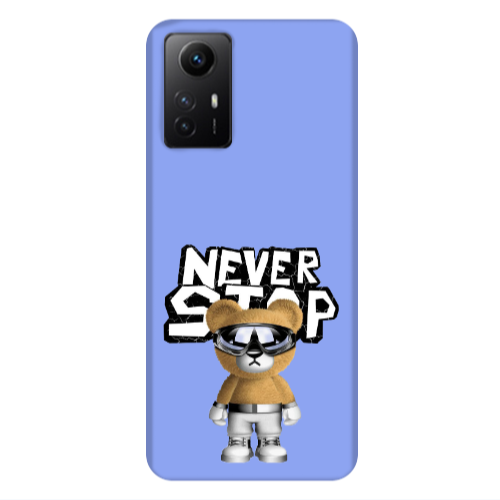 Xiaomi Redmi Note 12s Never stop Light Purple Colored Silicone TPU Θήκη