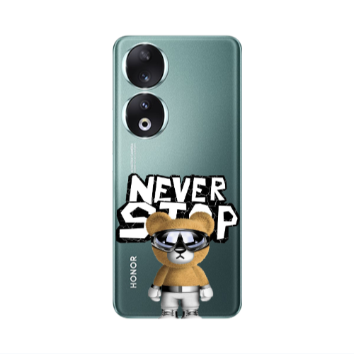 Honor 90 5G Never stop Transparent Silicone TPU Θήκη
