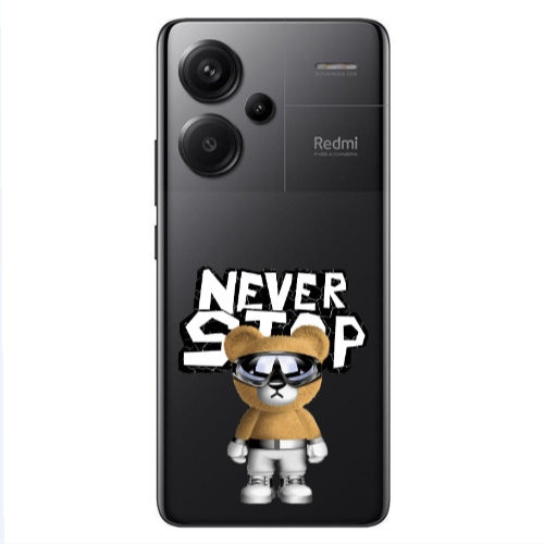 Xiaomi Redmi Note 13 Pro+ 5G  Never stop Transparent Silicone TPU Θήκη