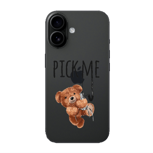 Apple Iphone 16 plus Pick me Transparent Silicone TPU Θήκη