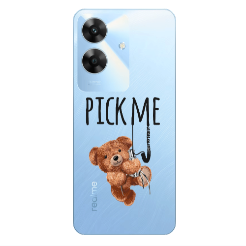Realme Note 60 Pick me Transparent Silicone TPU Θήκη
