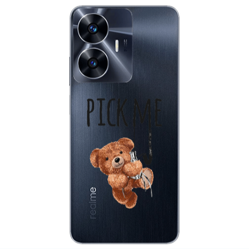 Realme Note 50 Pick me Transparent Silicone TPU Θήκη