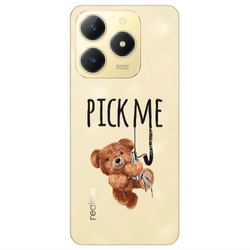 Realme C61 Pick me Transparent Silicone TPU Θήκη