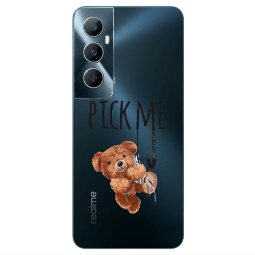 Realme C65 Pick me Transparent Silicone TPU Θήκη