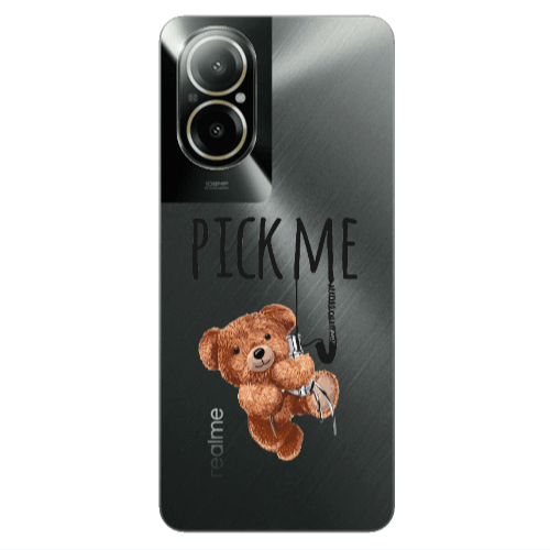 Realme C67 Pick me Transparent Silicone TPU Θήκη
