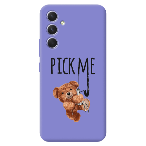 Samsung A56 Pick me Purple Colored Silicone TPU Θήκη