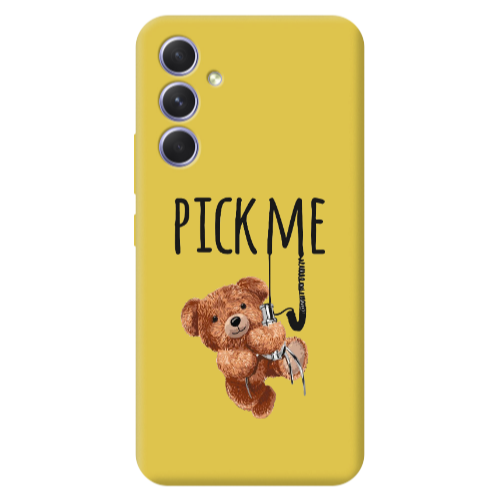 Samsung A56 Pick me Yellow Colored Silicone TPU Θήκη