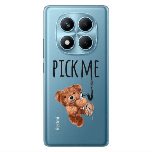 Xiaomi Redmi Note 14 Pro Pick me Transparent Silicone TPU Θήκη