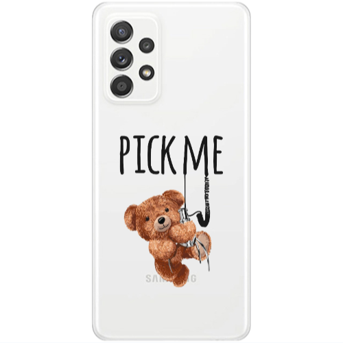 Samsung A52 Pick me Transparent Silicone TPU Θήκη