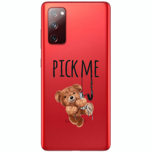 Samsung S20 FE Pick me Transparent Silicone TPU Θήκη