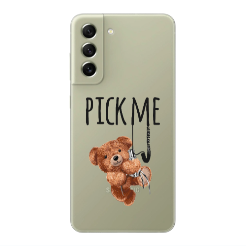 Samsung S21 Pick me Transparent Silicone TPU Θήκη