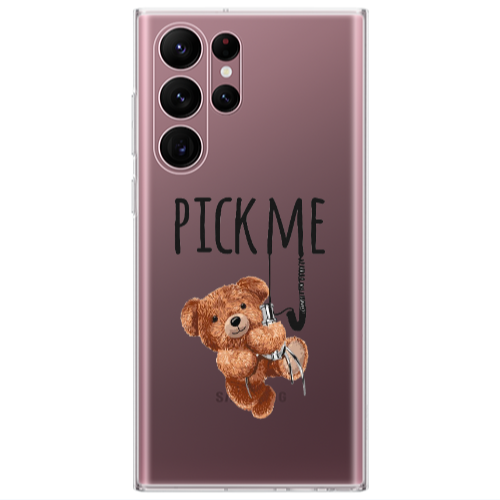 Samsung S22 Ultra Pick me Transparent Silicone TPU Θήκη