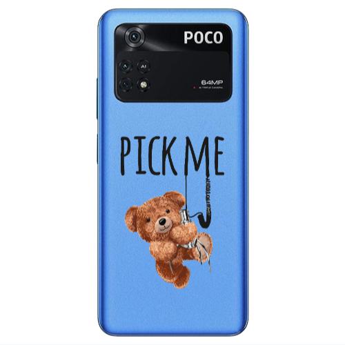 Xiaomi Poco M4 Pro 4G Pick me Transparent Silicone TPU Θήκη