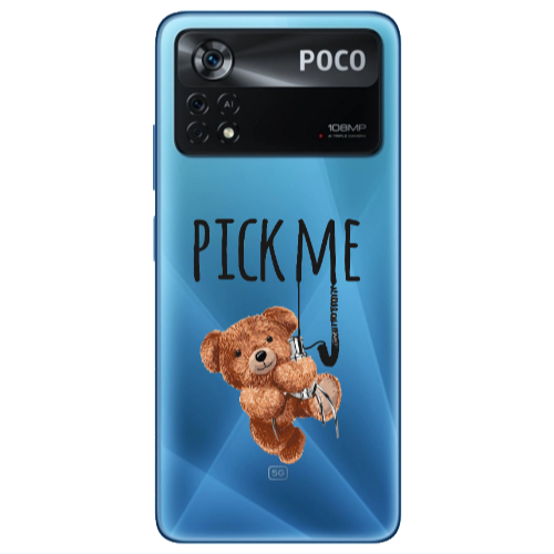 Xiaomi Poco X4 Pro Pick me Transparent Silicone TPU Θήκη