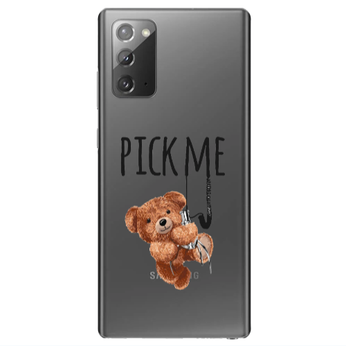 Samsung Note 20 Pick me Transparent Silicone TPU Θήκη
