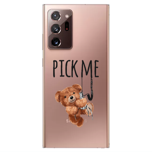 Samsung Note 20 Ultra Pick me Transparent Silicone TPU Θήκη