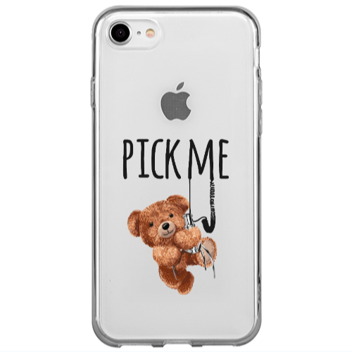 Apple iPhone SE 2020 Pick me Transparent Silicone TPU Θήκη
