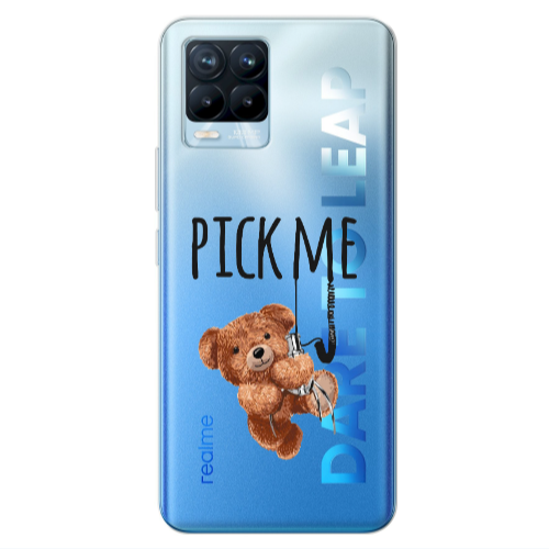 Realme 8 Pro Pick me Transparent Silicone TPU Θήκη