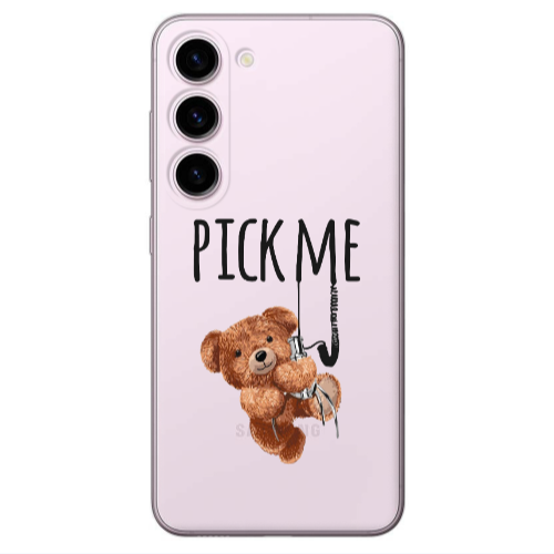Samsung S23 Plus Pick me Transparent Silicone TPU Θήκη