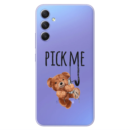 Samsung A34 Pick me Transparent Silicone TPU Θήκη