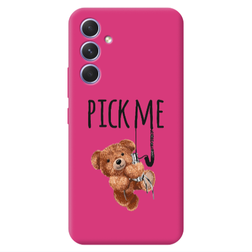 Samsung A54 Pick me Fuchsia Colored Silicone TPU Θήκη