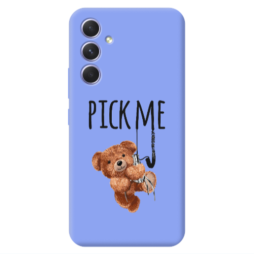 Samsung A54 Pick me Light Purple Colored Silicone TPU Θήκη