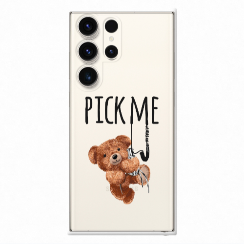 Samsung S23 Ultra Pick me Transparent Silicone TPU Θήκη