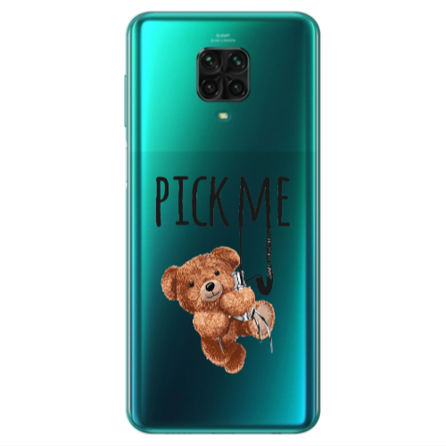 Xiaomi Redmi Note 9S Pick me Transparent Silicone TPU Θήκη
