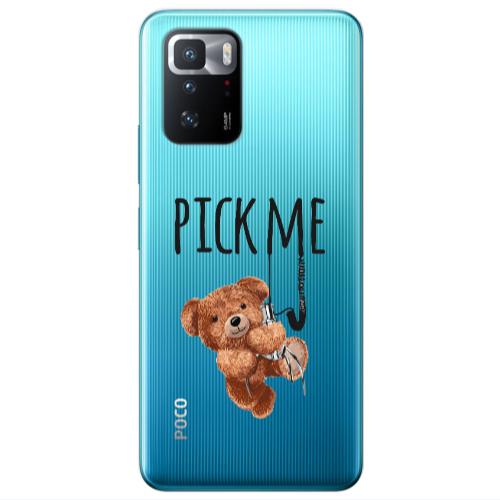 Xiaomi Poco X3 GT Pick me Transparent Silicone TPU Θήκη
