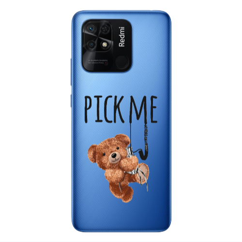 Xiaomi Poco C40 Pick me Transparent Silicone TPU Θήκη