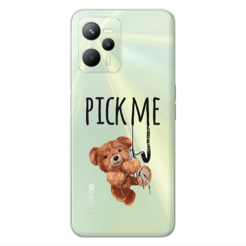 Realme C35 Pick me Transparent Silicone TPU Θήκη
