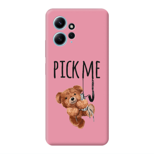 Xiaomi Redmi Note 12 4G Pick me Pink Colored Silicone TPU Θήκη