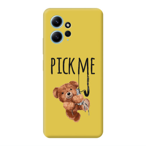 Xiaomi Redmi Note 12 4G Pick me Yellow Colored Silicone TPU Θήκη