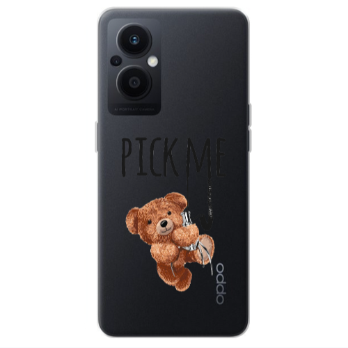 Oppo Reno 7 Lite Pick me Transparent Silicone TPU Θήκη