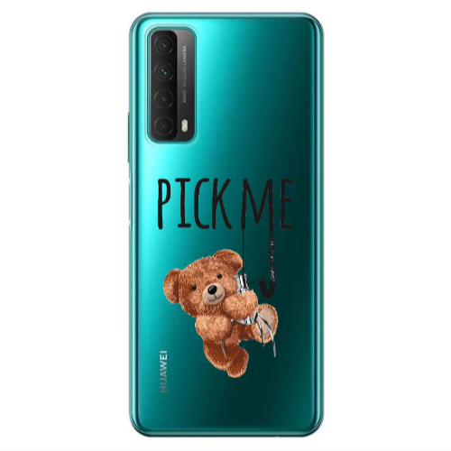 Huawei P Smart 2021 Pick me Transparent Silicone TPU Θήκη