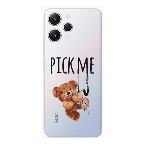 Xiaomi Redmi 12 Pick me Transparent Silicone TPU Θήκη