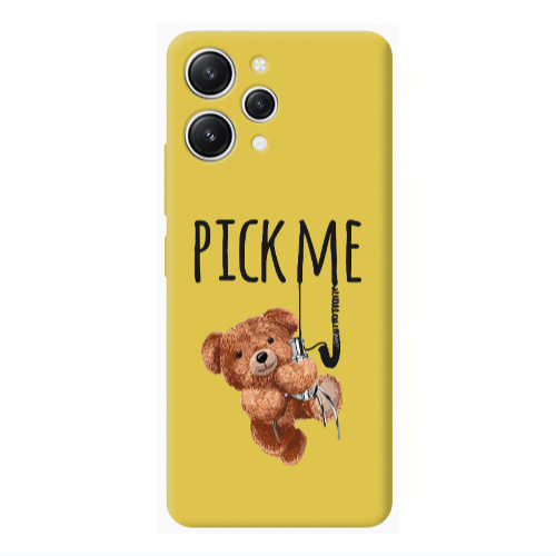 Xiaomi Redmi 12 Pick me Yellow Colored Silicone TPU Θήκη