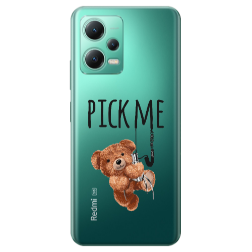 Xiaomi Redmi Note 12 Pro Plus 5G Pick me Transparent Silicone TPU Θήκη