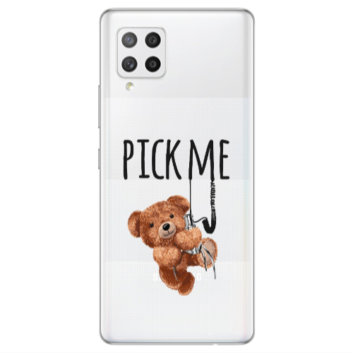 Samsung A42 5G Pick me Transparent Silicone TPU Θήκη