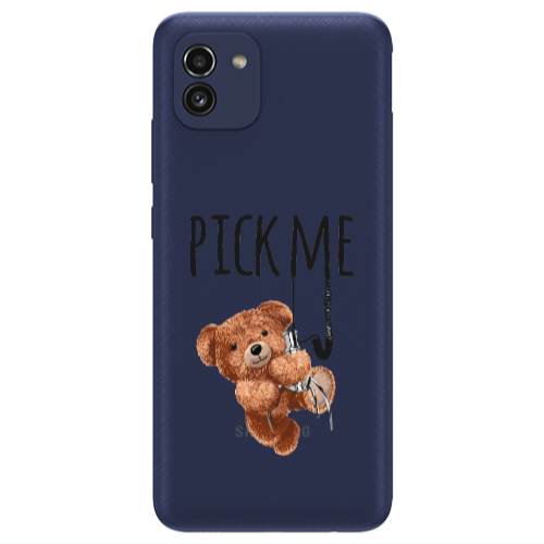 Samsung A03 Pick me Transparent Silicone TPU Θήκη