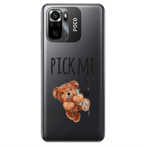 Xiaomi Poco M5 s Pick me Transparent Silicone TPU Θήκη