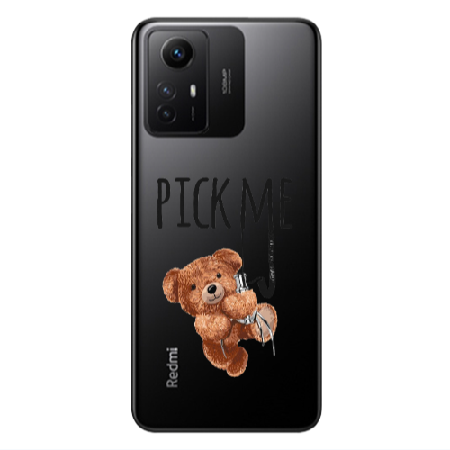 Xiaomi Redmi Note 12s Pick me Transparent Silicone TPU Θήκη