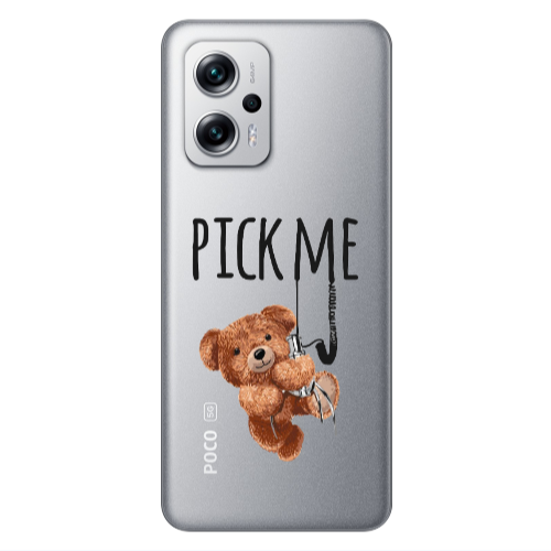 Xiaomi Poco X4 GT Pick me Transparent Silicone TPU Θήκη