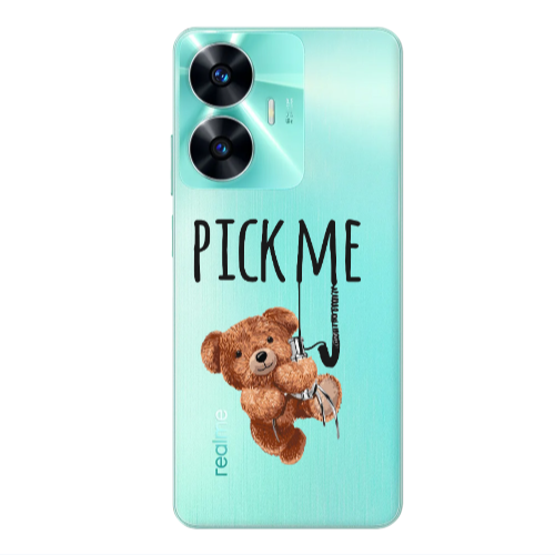 Realme C55 Pick me Transparent Silicone TPU Θήκη